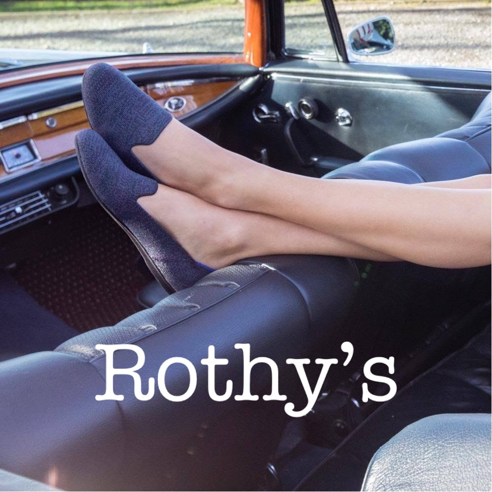 Rothy’s Navy Heather Round Toe Loafer Size 7.5 (fits like a size 7)